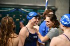Swimming vs Babson  Wheaton College Swimming & Diving vs Babson College. - Photo By: KEITH NORDSTROM : Wheaton, Swimming